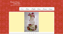 Desktop Screenshot of pamsplacecakeart.com